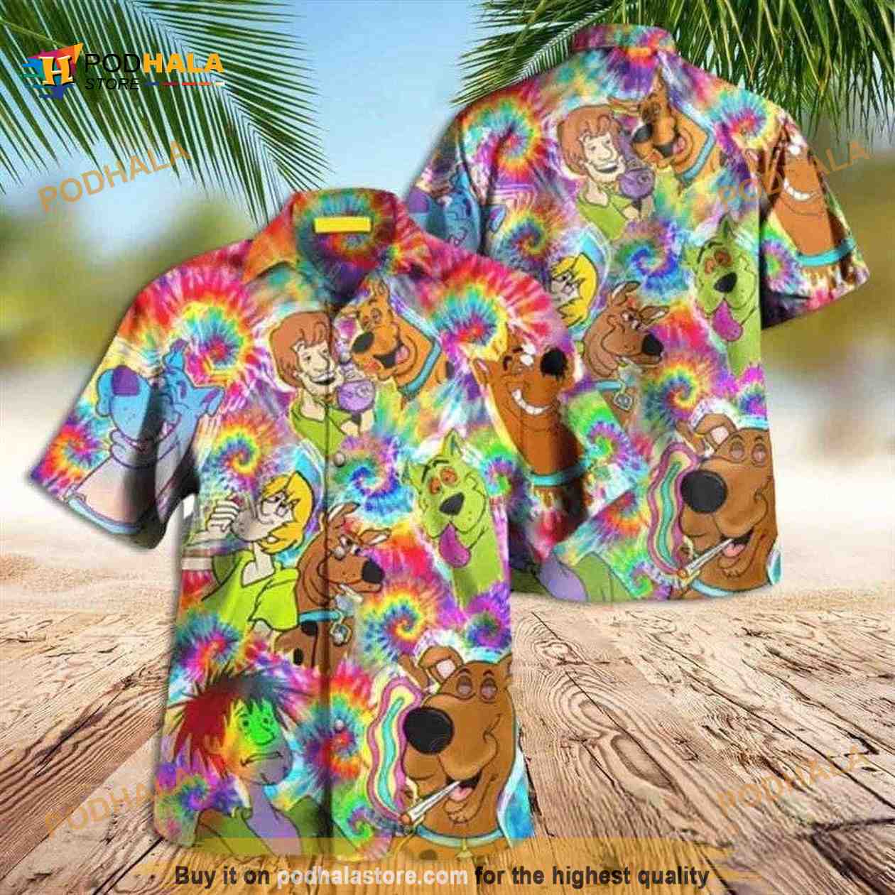 Scooby Doo Funny Hawaiian Shirt Scooby Doo Funny Hawaiian Shirt