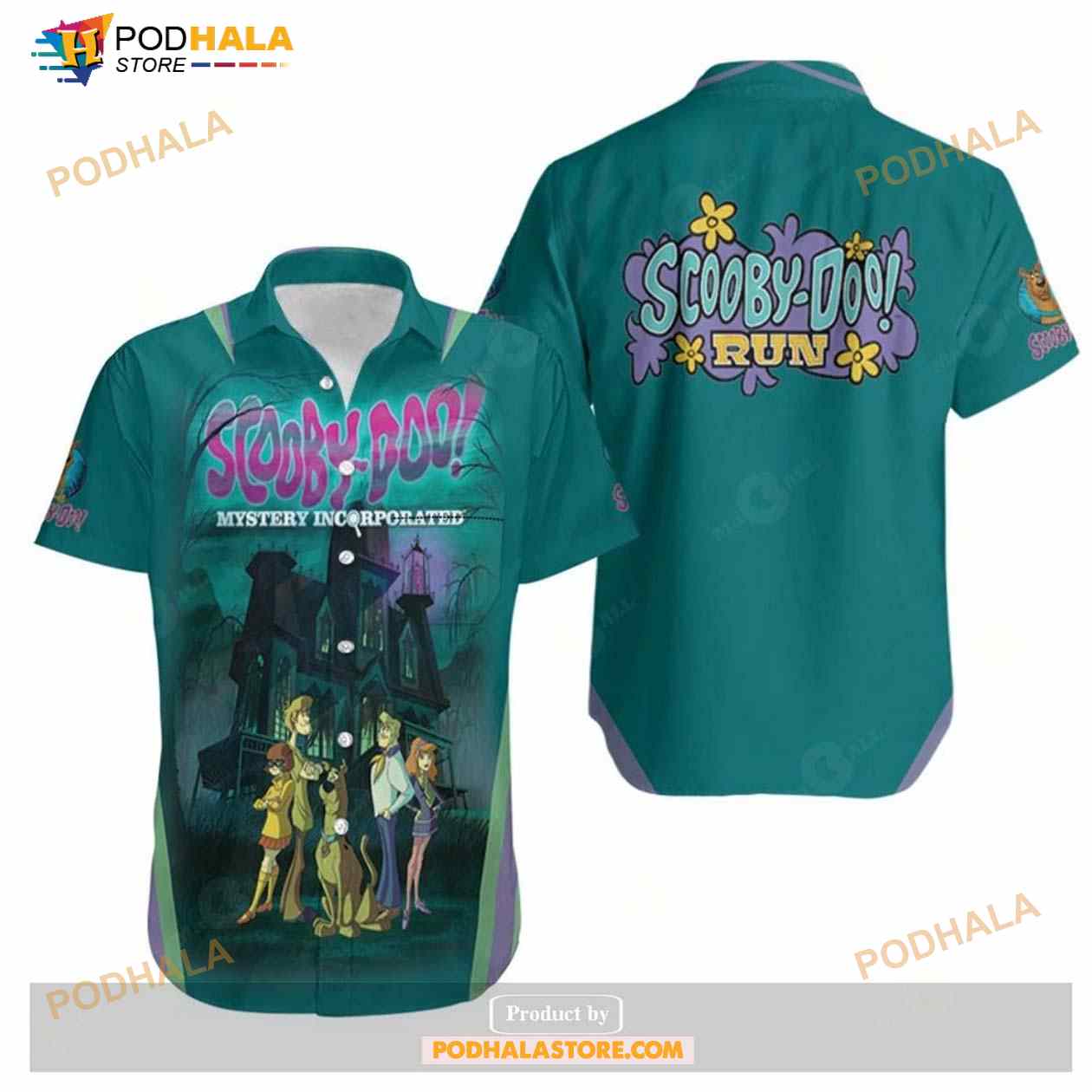 Scooby-Doo Run Mystery Incorporated Funny Hawaiian Shirt Scooby-Doo Run Mystery Incorporated Funny Hawaiian Shirt