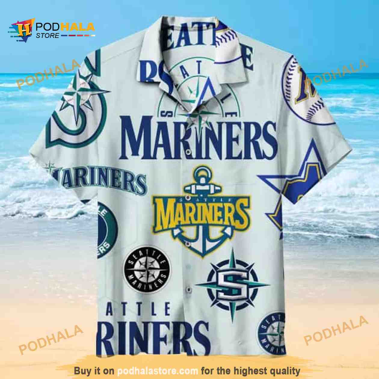Seattle Mariners MLB Hawaiian Shirt Baseball Gift For Boyfriend Seattle Mariners MLB Hawaiian Shirt Baseball Gift For Boyfriend