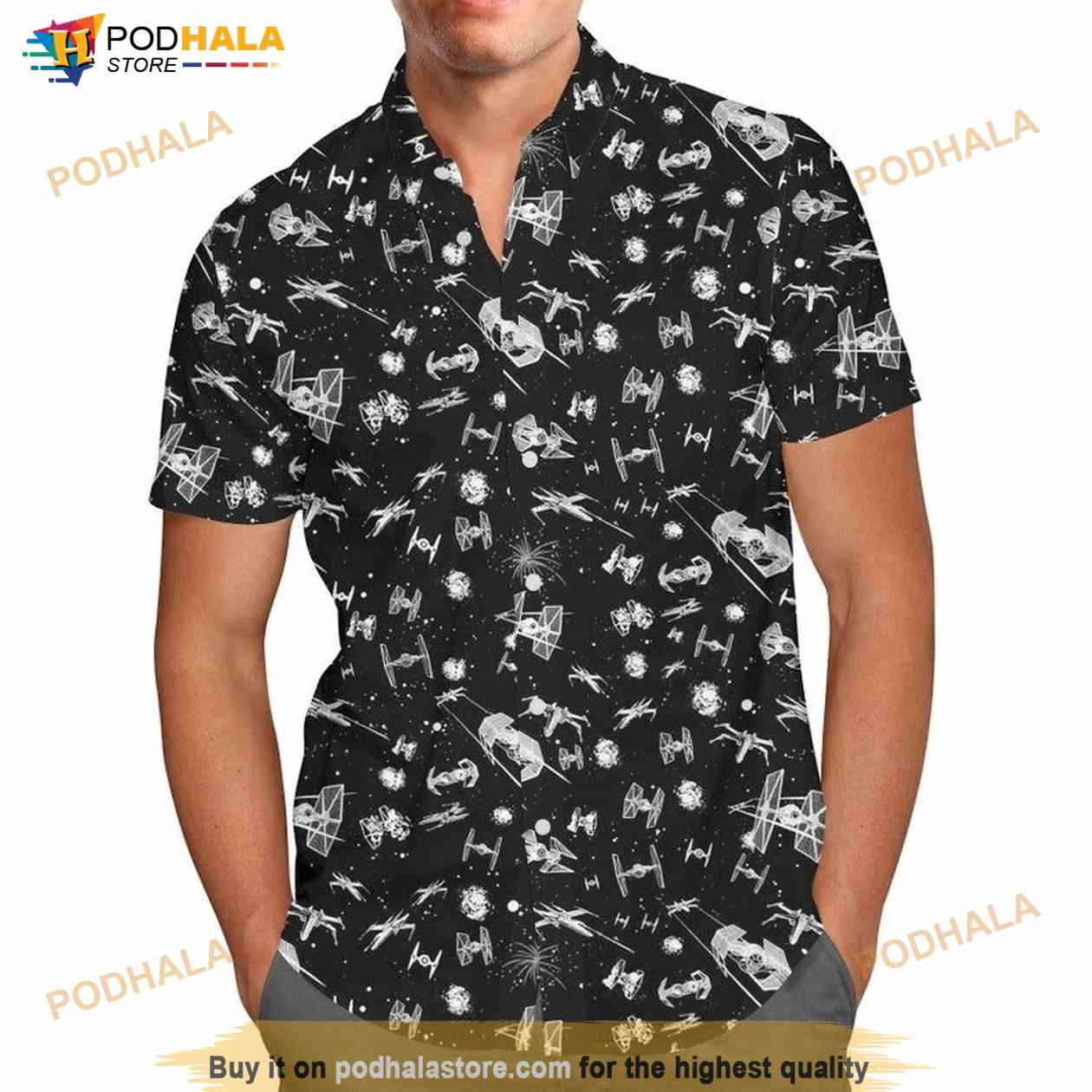 Space Ship Battle Star Wars Hawaiian Shirt Space Ship Battle Star Wars Hawaiian Shirt