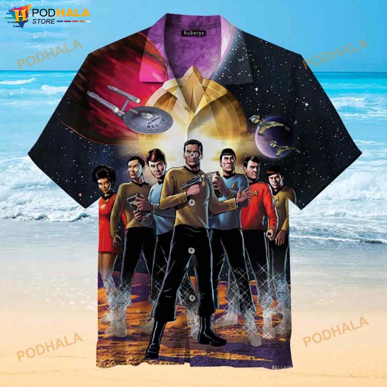 Star Trek Original Series 3D Funny Hawaiian Shirt Star Trek Original Series 3D Funny Hawaiian Shirt