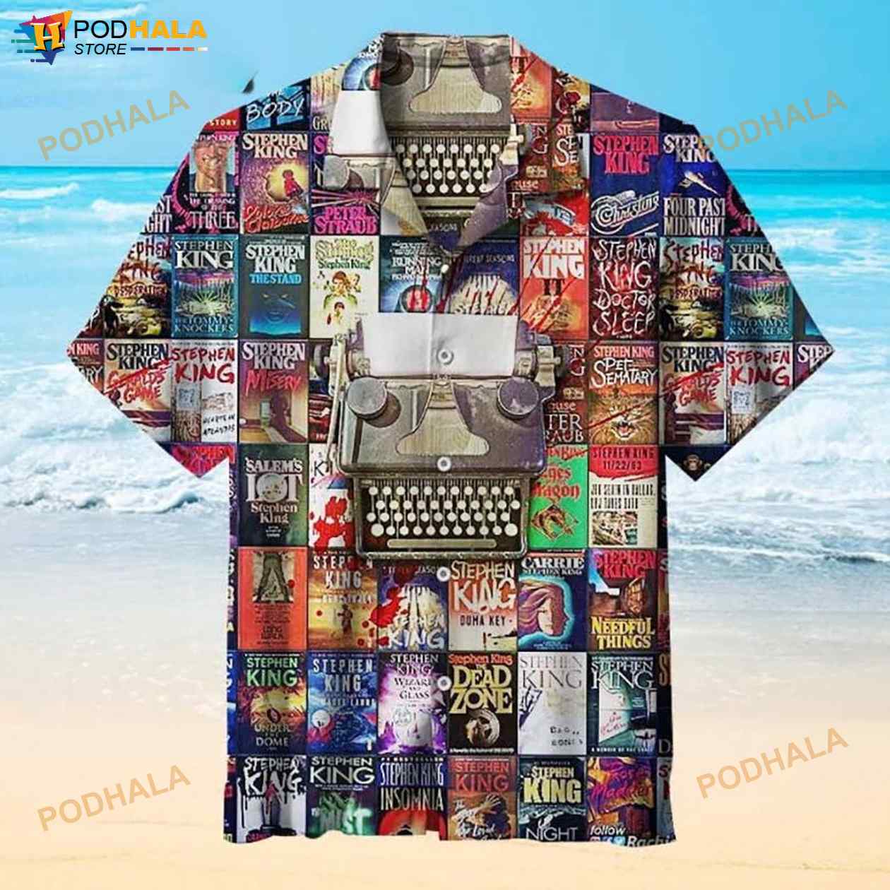 Stephen King Legacy 3D Funny Hawaiian Shirt Stephen King Legacy 3D Funny Hawaiian Shirt