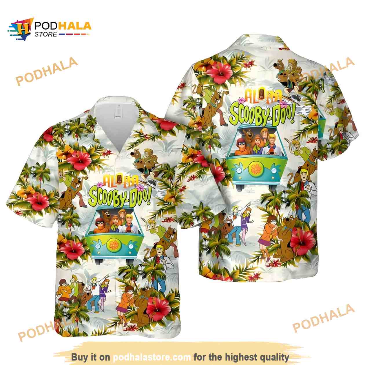 Summer Aloha Scooby Doo Funny Hawaiian Shirt Summer Aloha Scooby Doo Funny Hawaiian Shirt