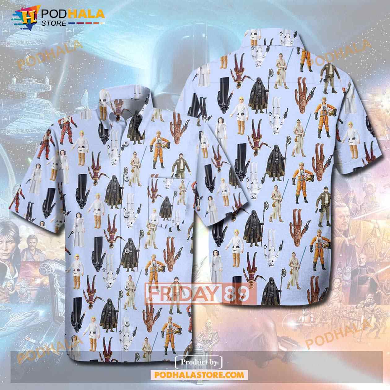 Sw Retro Action Figures High Quality Sw Funny Hawaiian Shirt Sw Retro Action Figures High Quality Sw Funny Hawaiian Shirt
