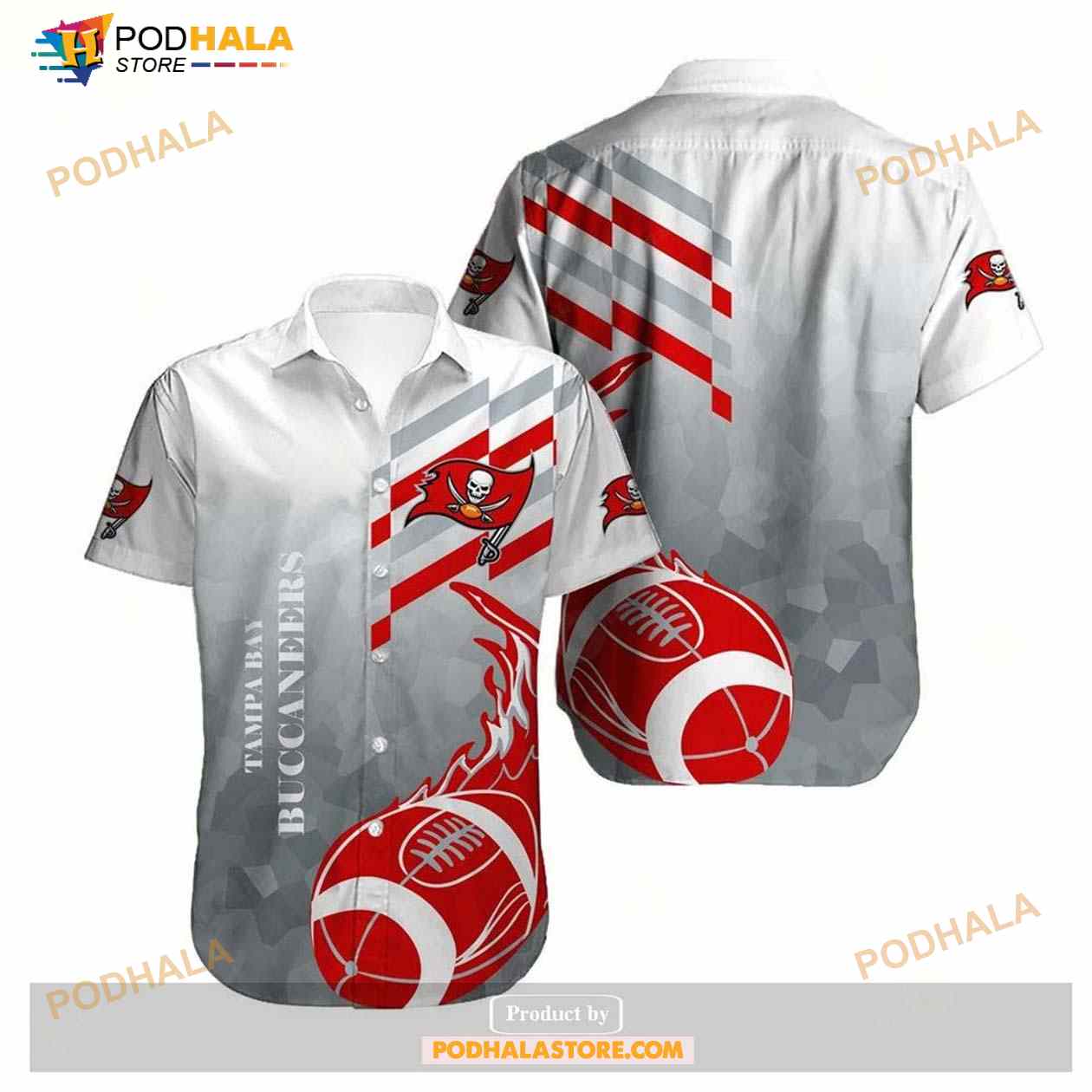 Tampa Bay Buccaneers Trending Model 2 Funny Hawaiian Shirt Tampa Bay Buccaneers Trending Model 2 Funny Hawaiian Shirt