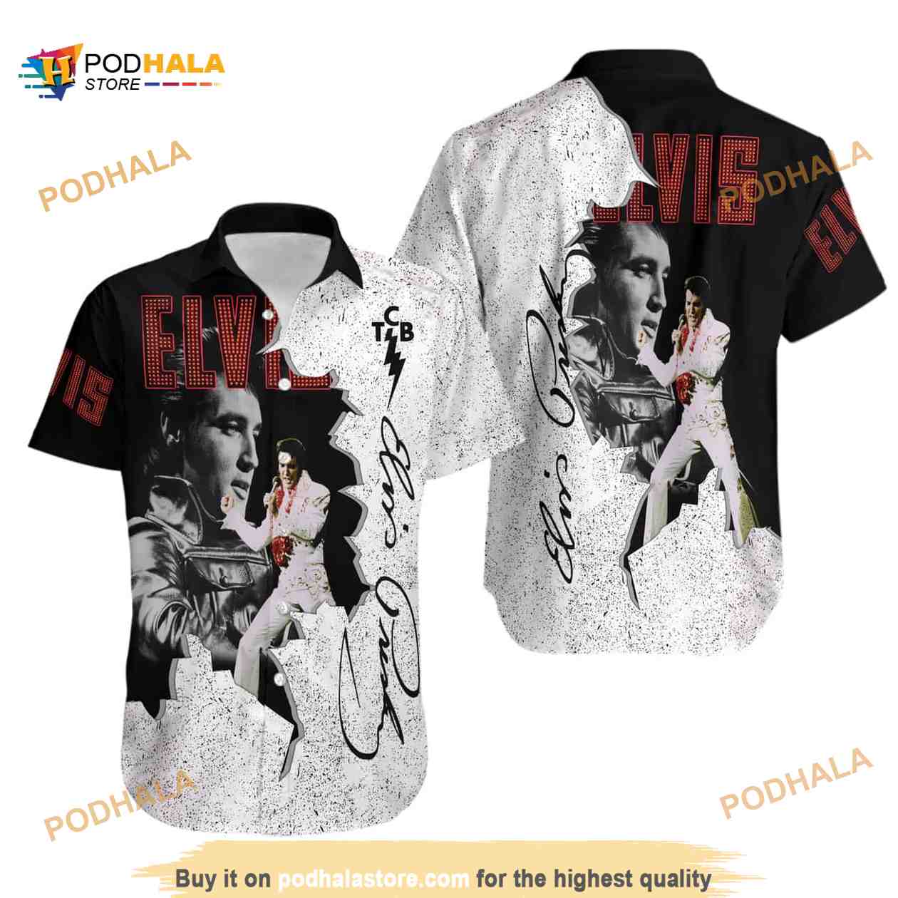 The King Of Rock And Roll Elvis Presley Hawaiian Shirt The King Of Rock And Roll Elvis Presley Hawaiian Shirt