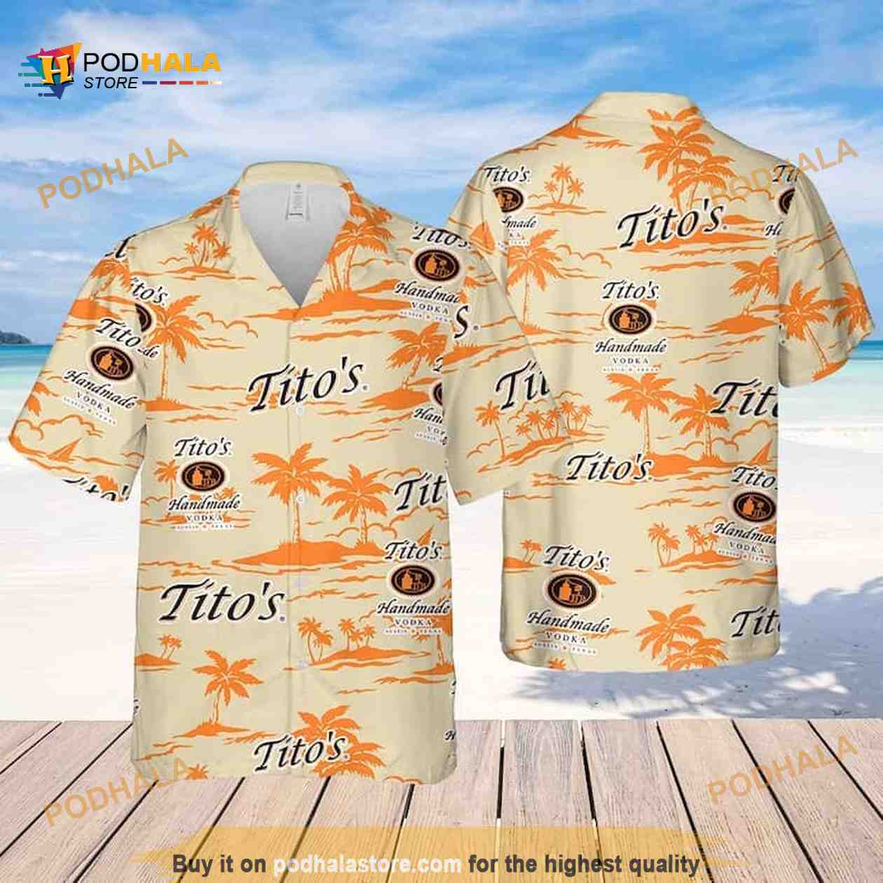 Tito’s Vodka Funny Hawaiian Shirt Beach Gift For Friend Tito’s Vodka Funny Hawaiian Shirt Beach Gift For Friend
