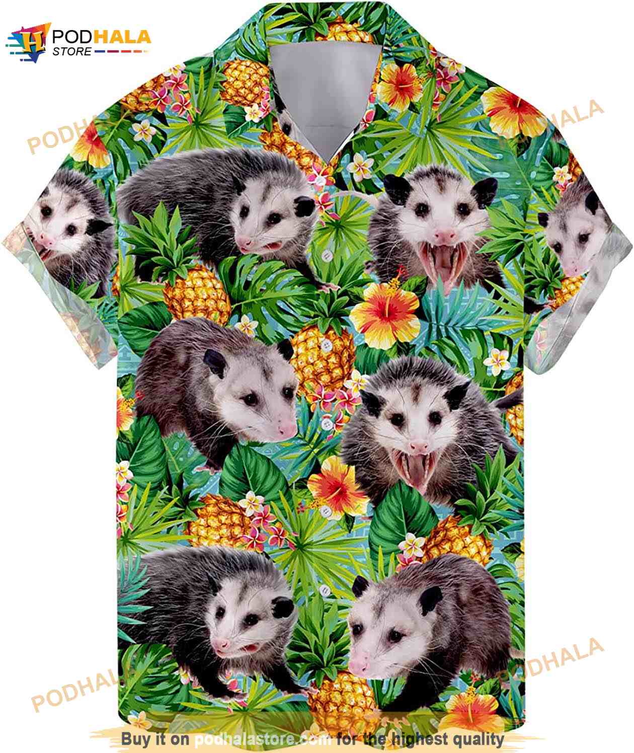 Tropical Animal Funny Hawaiian Shirt Tropical Animal Funny Hawaiian Shirt