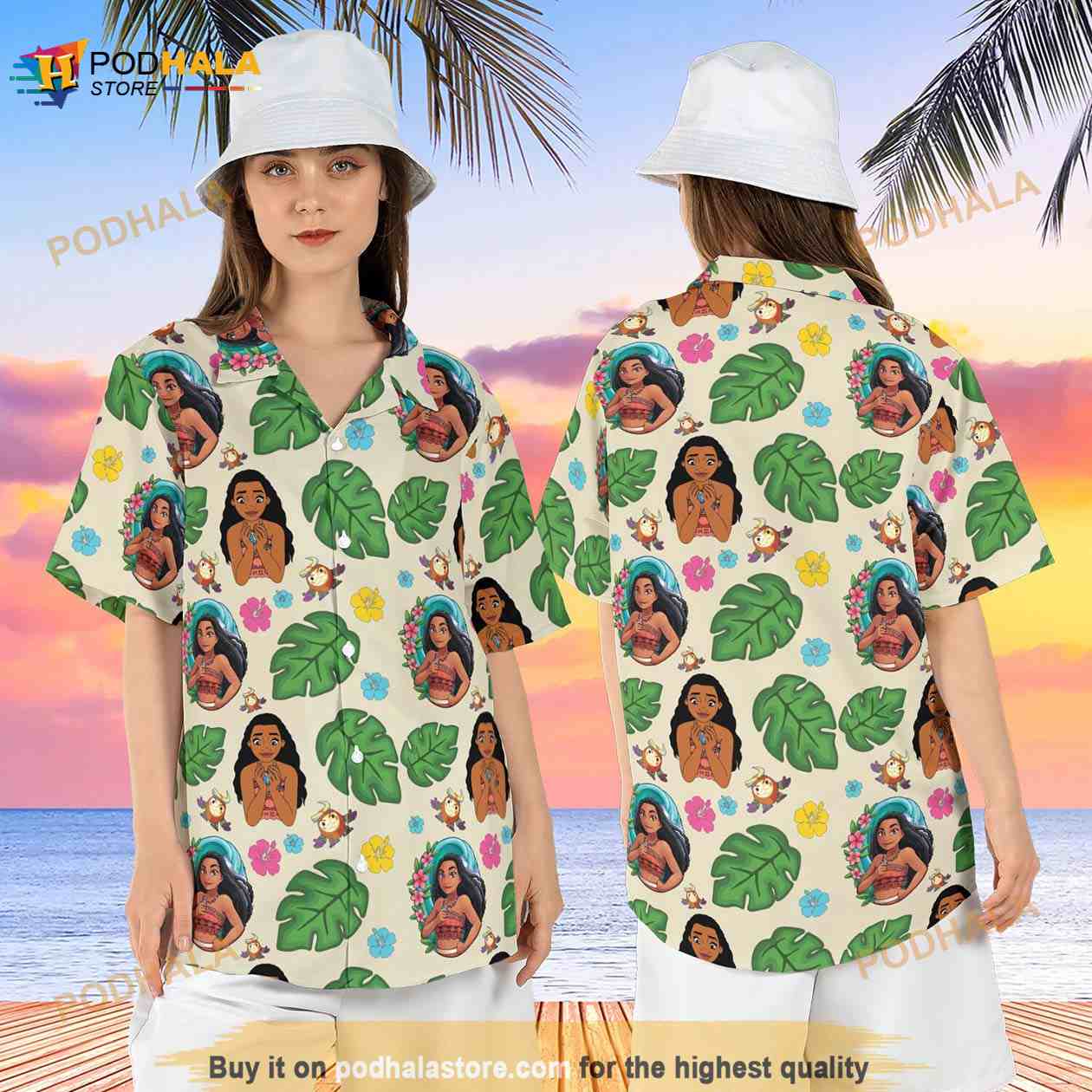 Tropical Moana Funny Hawaiian Shirt Tropical Moana Funny Hawaiian Shirt