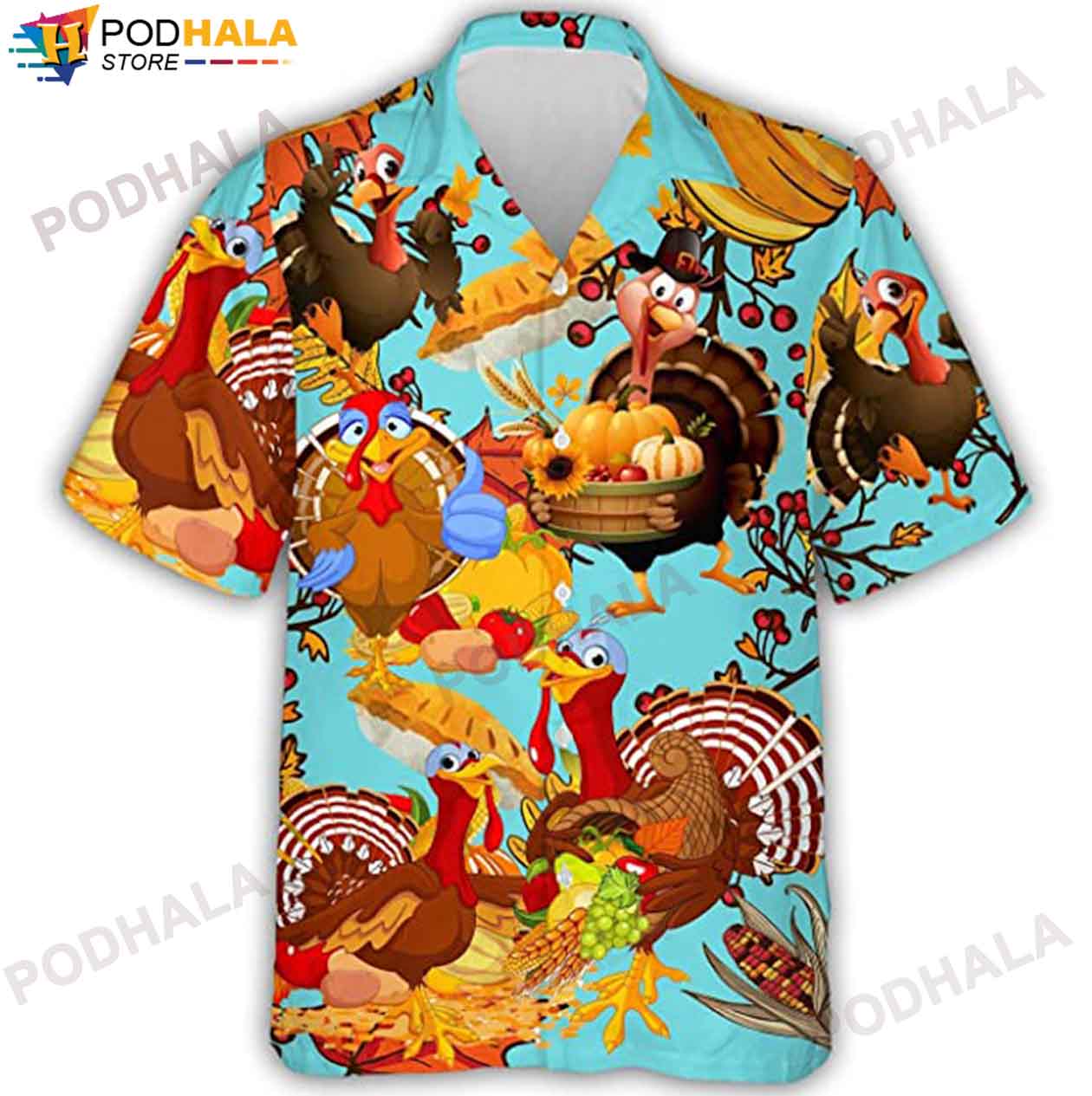 Turkey Thanksgiving Hawaiian Shirt Turkey Thanksgiving Hawaiian Shirt