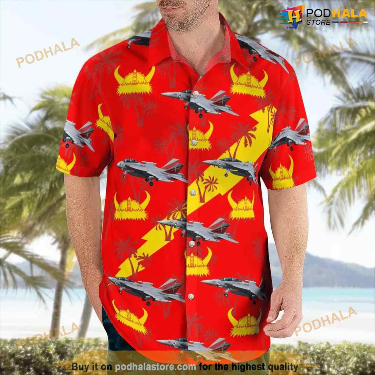 US Navy Boeing Ea-18g Growler Of Vaq-129 Vikings Hawaiian Shirt Outfit US Navy Boeing Ea-18g Growler Of Vaq-129 Vikings Hawaiian Shirt Outfit