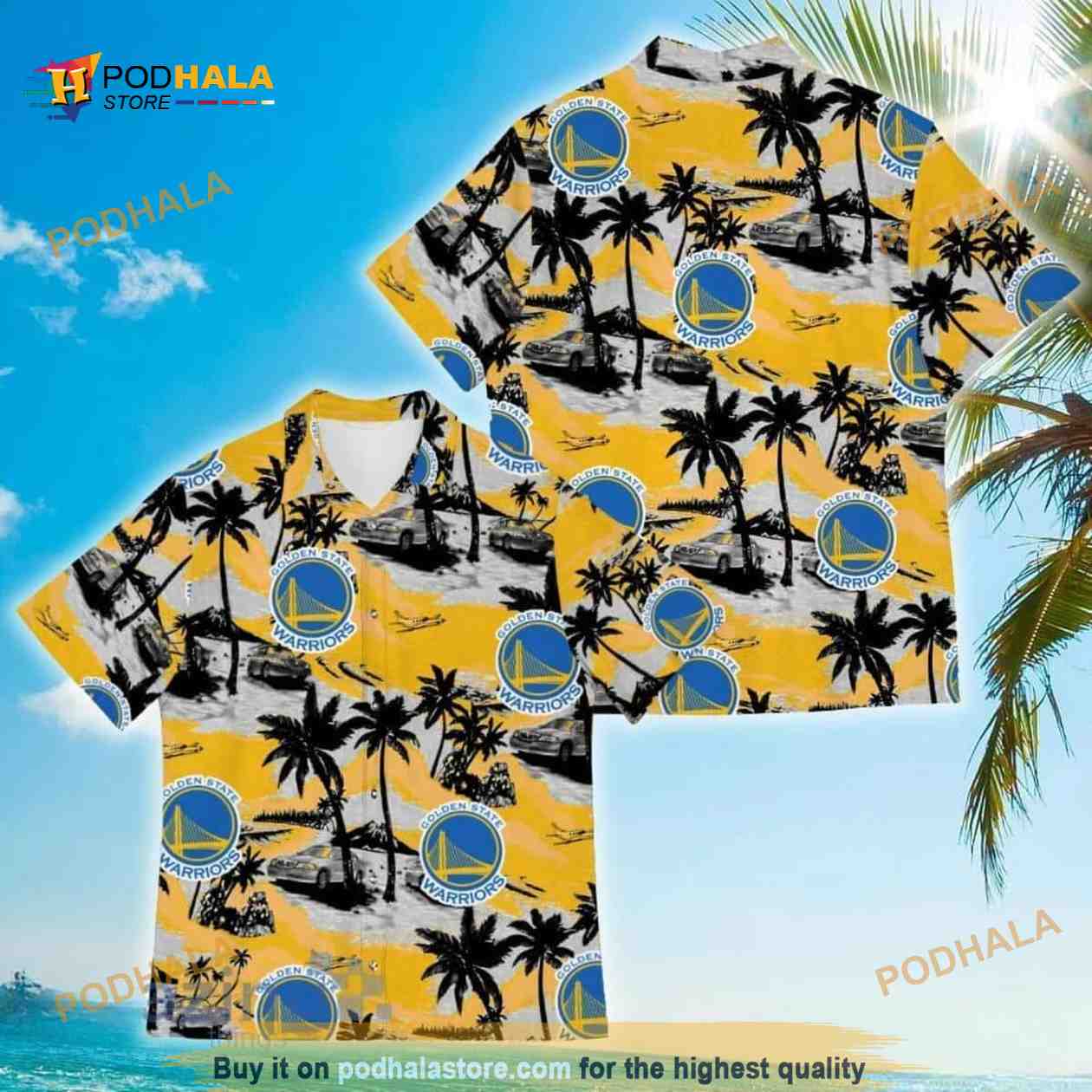 Vintage Golden State Warriors Funny Hawaiian Shirt Tropical Coconut Vintage Golden State Warriors Funny Hawaiian Shirt Tropical Coconut