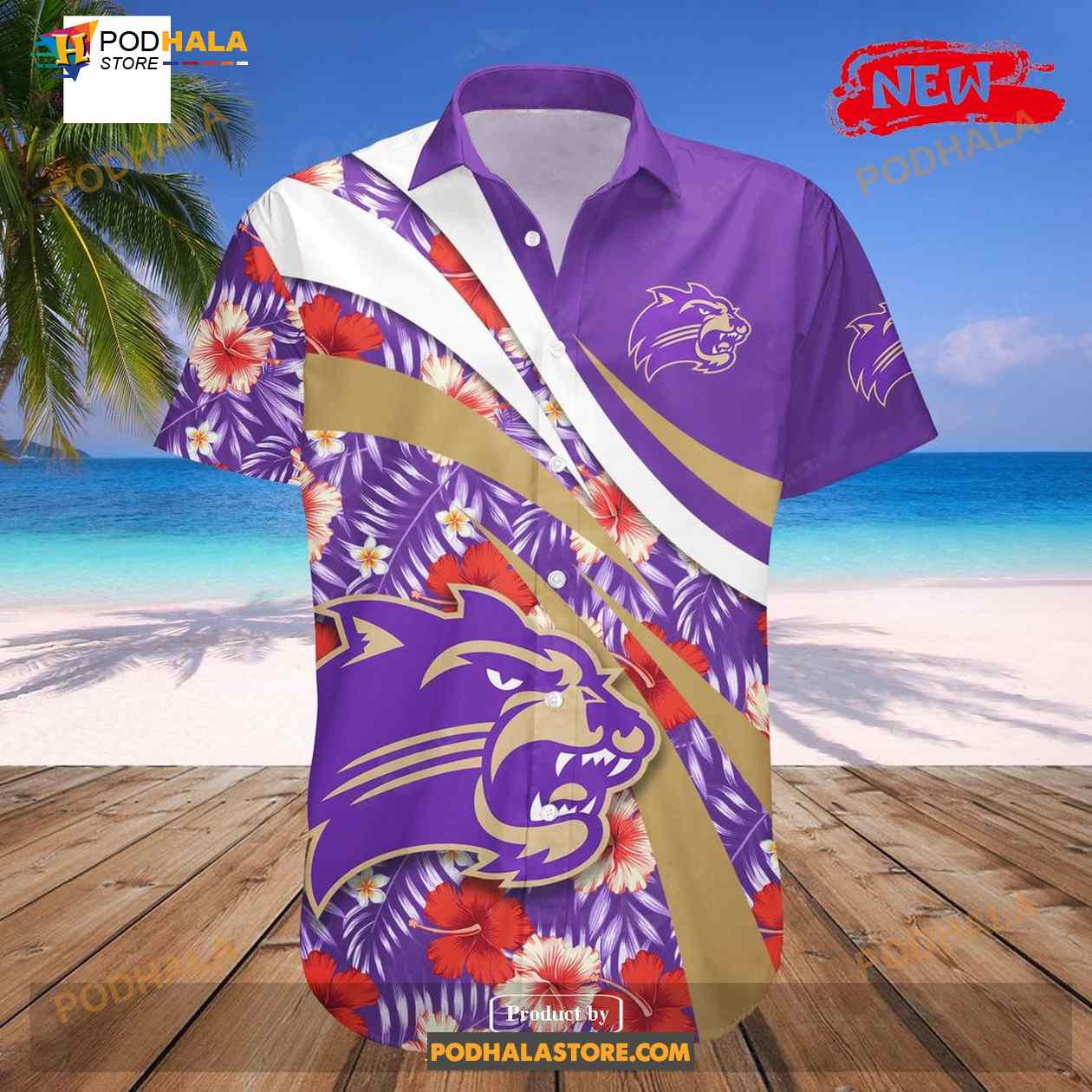 Western Carolina Catamounts NCAA Hibiscus Sport Style Funny Hawaiian Shirt Western Carolina Catamounts NCAA Hibiscus Sport Style Funny Hawaiian Shirt