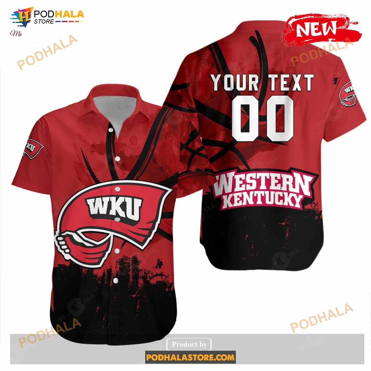 Western Kentucky Hilltoppers NCAA Basketball Net Grunge Pattern Funny Hawaiian Shirt Western Kentucky Hilltoppers NCAA Basketball Net Grunge Pattern Funny Hawaiian Shirt