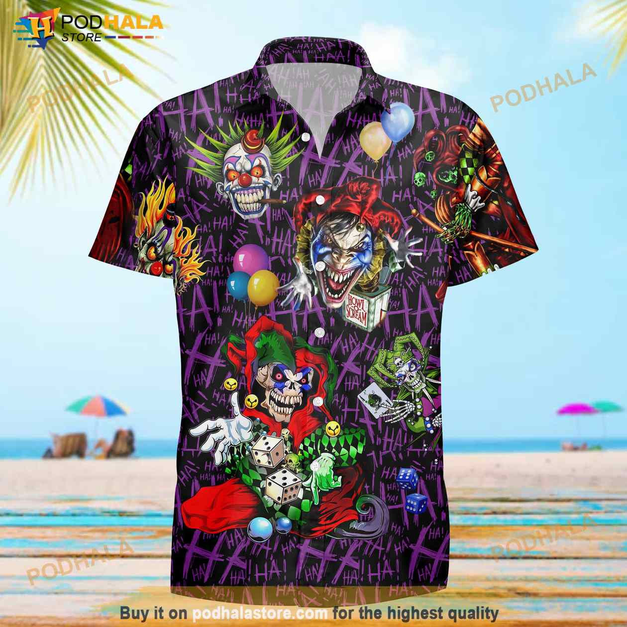 What Scary Skull Clowns Hawaiian Oh Just Have Fun Shirt What Scary Skull Clowns Hawaiian Oh Just Have Fun Shirt