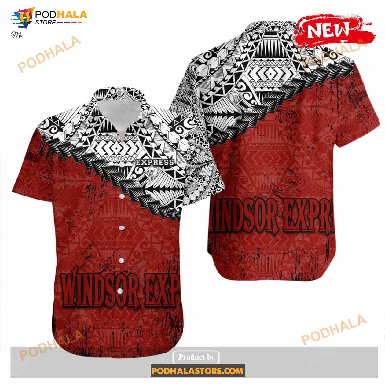 Windsor Express NCAA Grunge Polynesian Tattoo Windsor Express NCAA Grunge Polynesian Tattoo