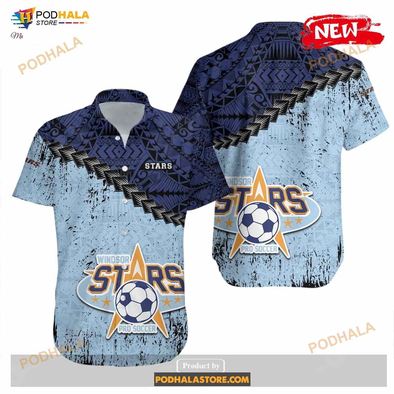 Windsor Stars NCAA Grunge Polynesian Tattoo Windsor Stars NCAA Grunge Polynesian Tattoo