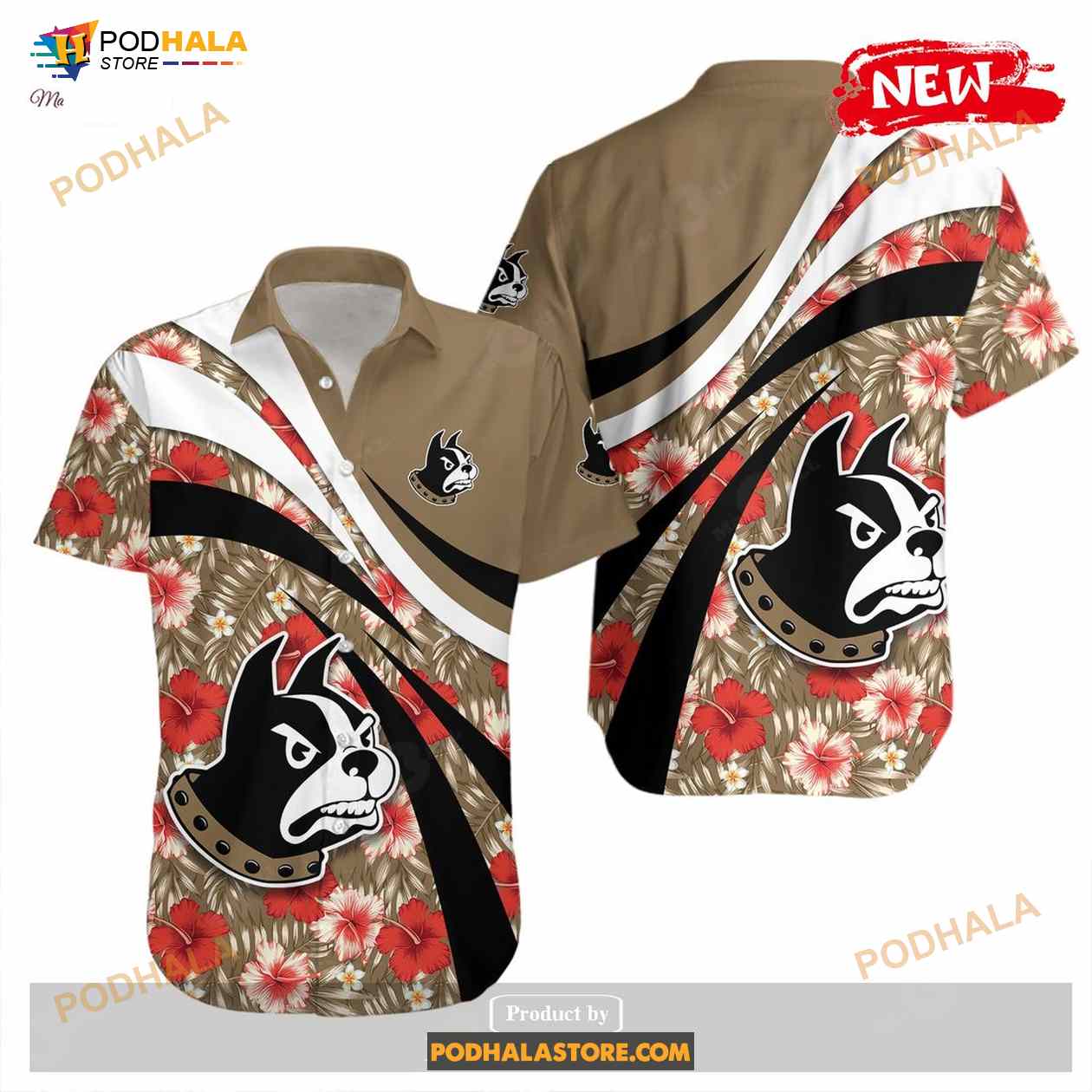 Wofford Terriers NCAA Hibiscus Sport Style Funny Hawaiian Shirt Wofford Terriers NCAA Hibiscus Sport Style Funny Hawaiian Shirt