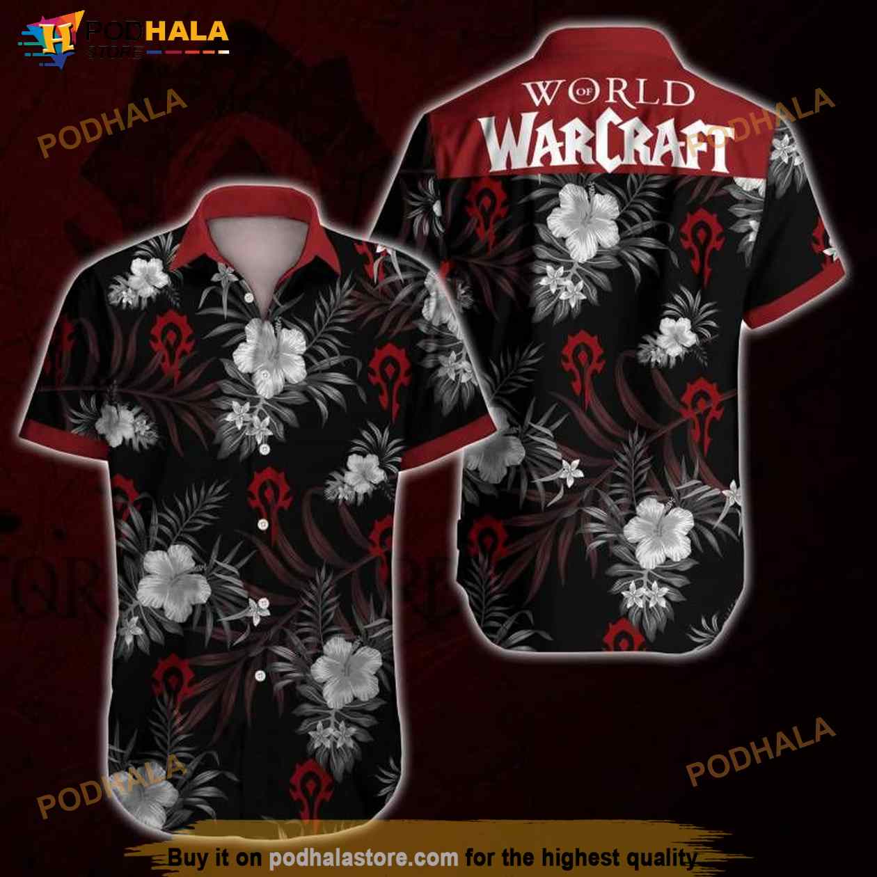World Of Warcraft Hawaiian Shirt World Of Warcraft Hawaiian Shirt