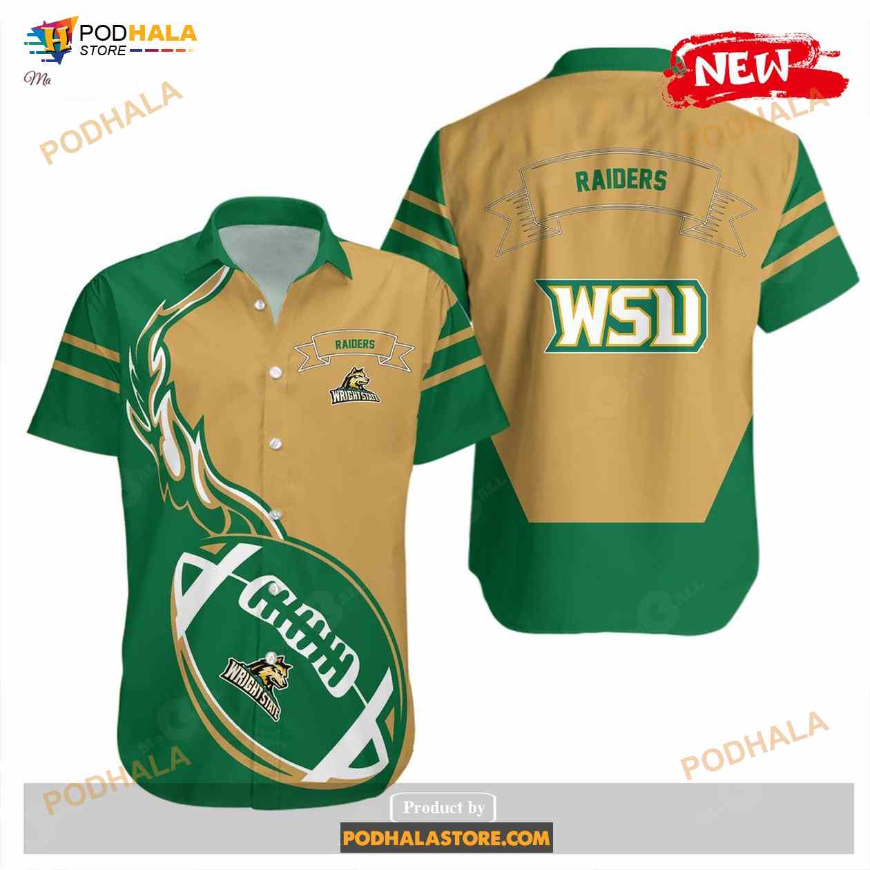 Wright State Raiders NCAA Flame Ball Funny Hawaiian Shirt Wright State Raiders NCAA Flame Ball Funny Hawaiian Shirt