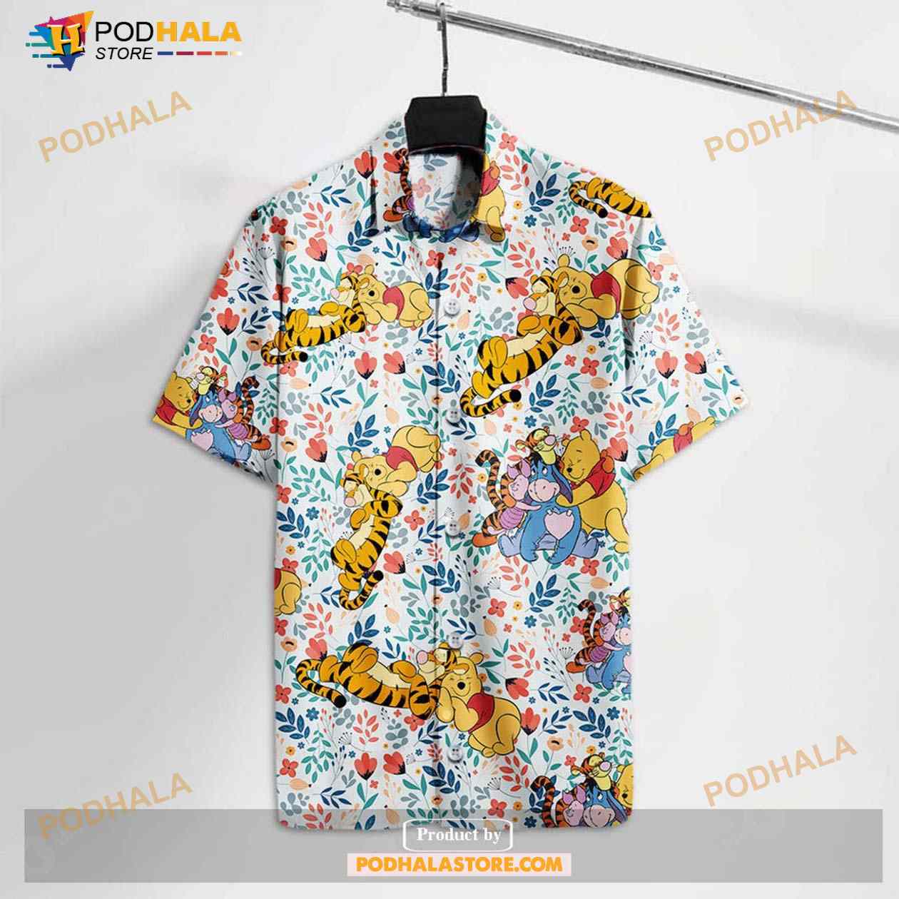 Wtp Pooh A Big Hug With Friends High Quality Funny Hawaiian Shirt Wtp Pooh A Big Hug With Friends High Quality Funny Hawaiian Shirt