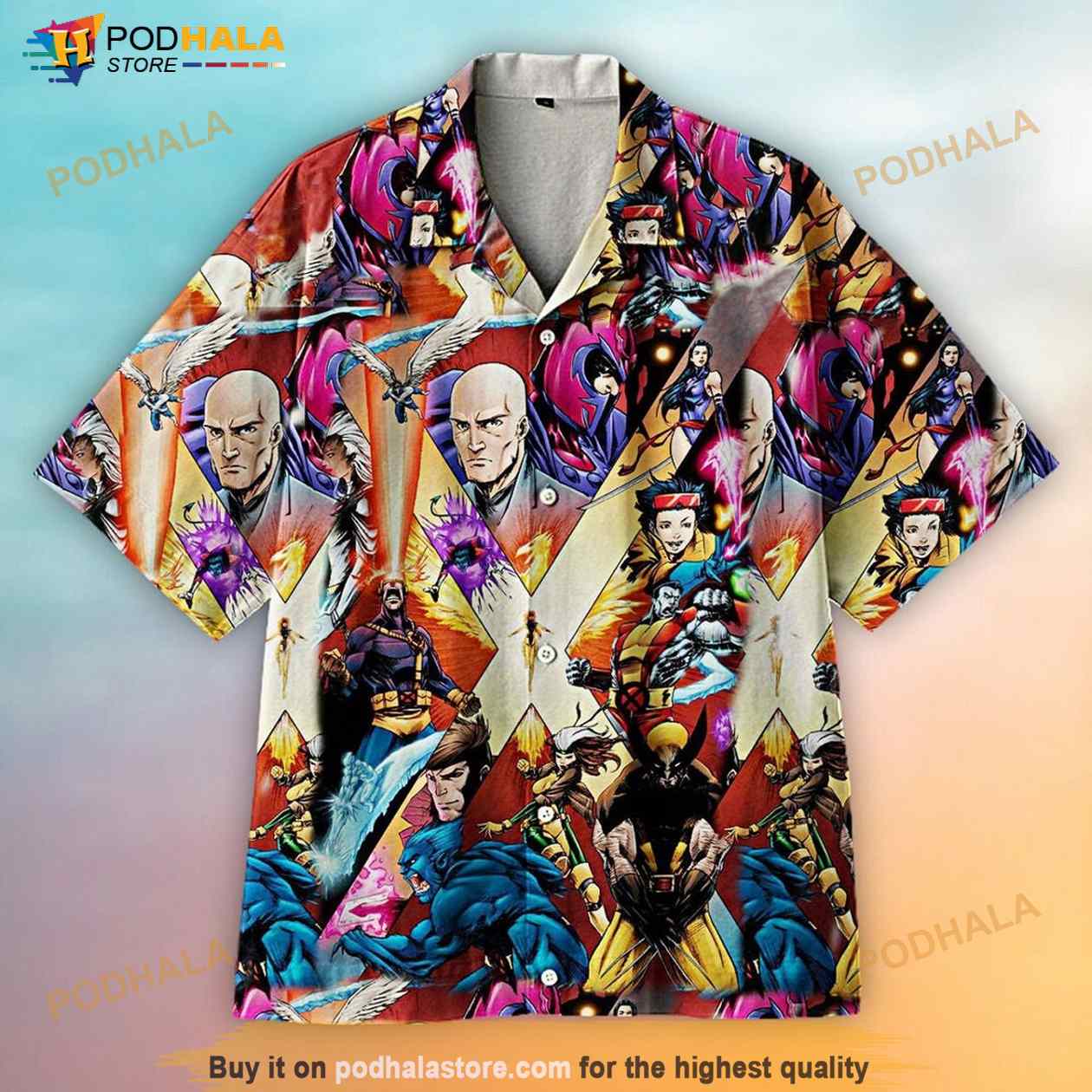 Xmen Avenger Hawaiian Vintage Summer Shirt Xmen Avenger Hawaiian Vintage Summer Shirt
