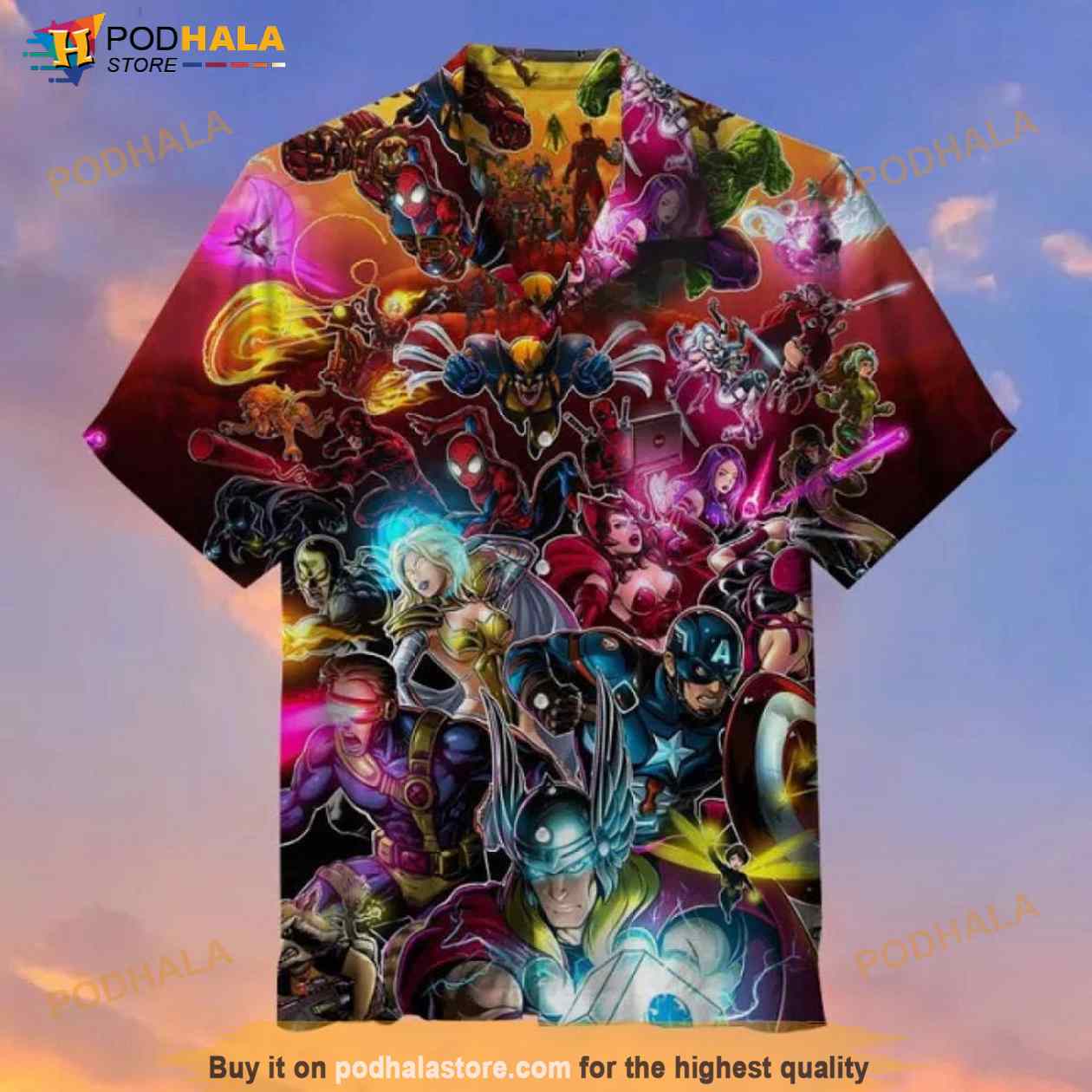 Xmen Heroes Avenger Hawaiian Shirt Xmen Heroes Avenger Hawaiian Shirt